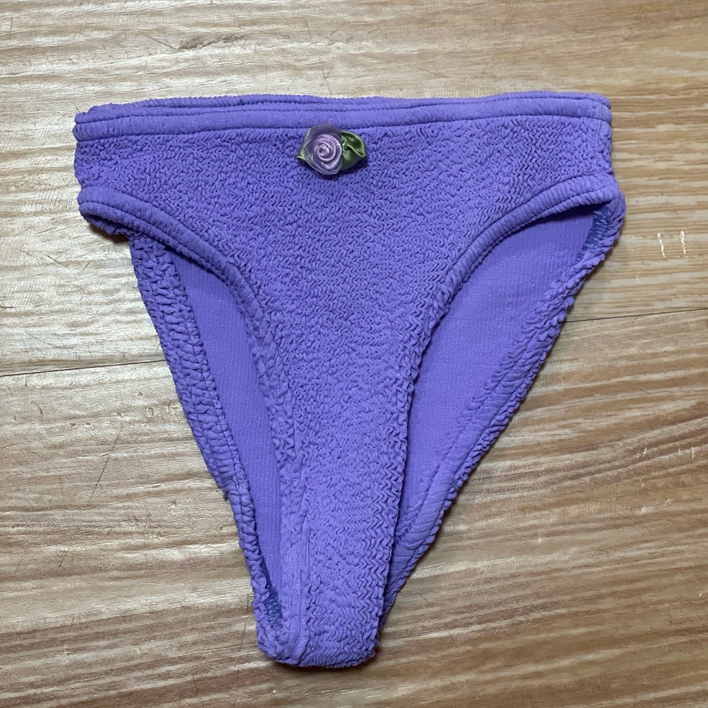 Hunza G Girl Purple Bikini bottom only